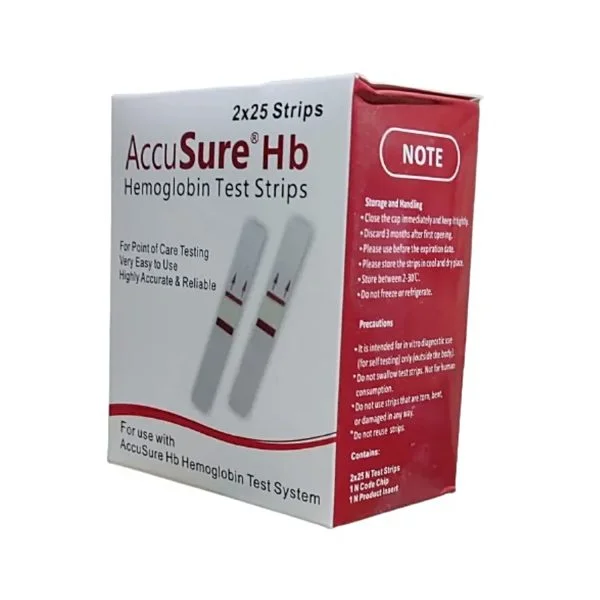 accusure hemoglobin strips