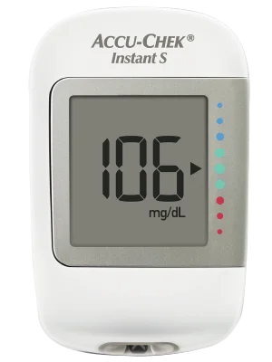 accuchek glucometer with strips