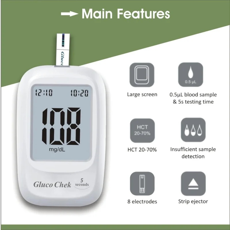 aspen 5 sec glucometer with strips