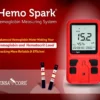 HemoSpark Digital Portable H.B meter/ Hemoglobin meter Contains (1 meter, 25 Twisted Lancets, Literature, 3 Battery, 1 Carry Box, 1 Lancing Device) for home use