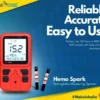 HemoSpark Digital Portable H.B meter/ Hemoglobin meter Contains (1 meter, 25 Twisted Lancets, Literature, 3 Battery, 1 Carry Box, 1 Lancing Device) for home use