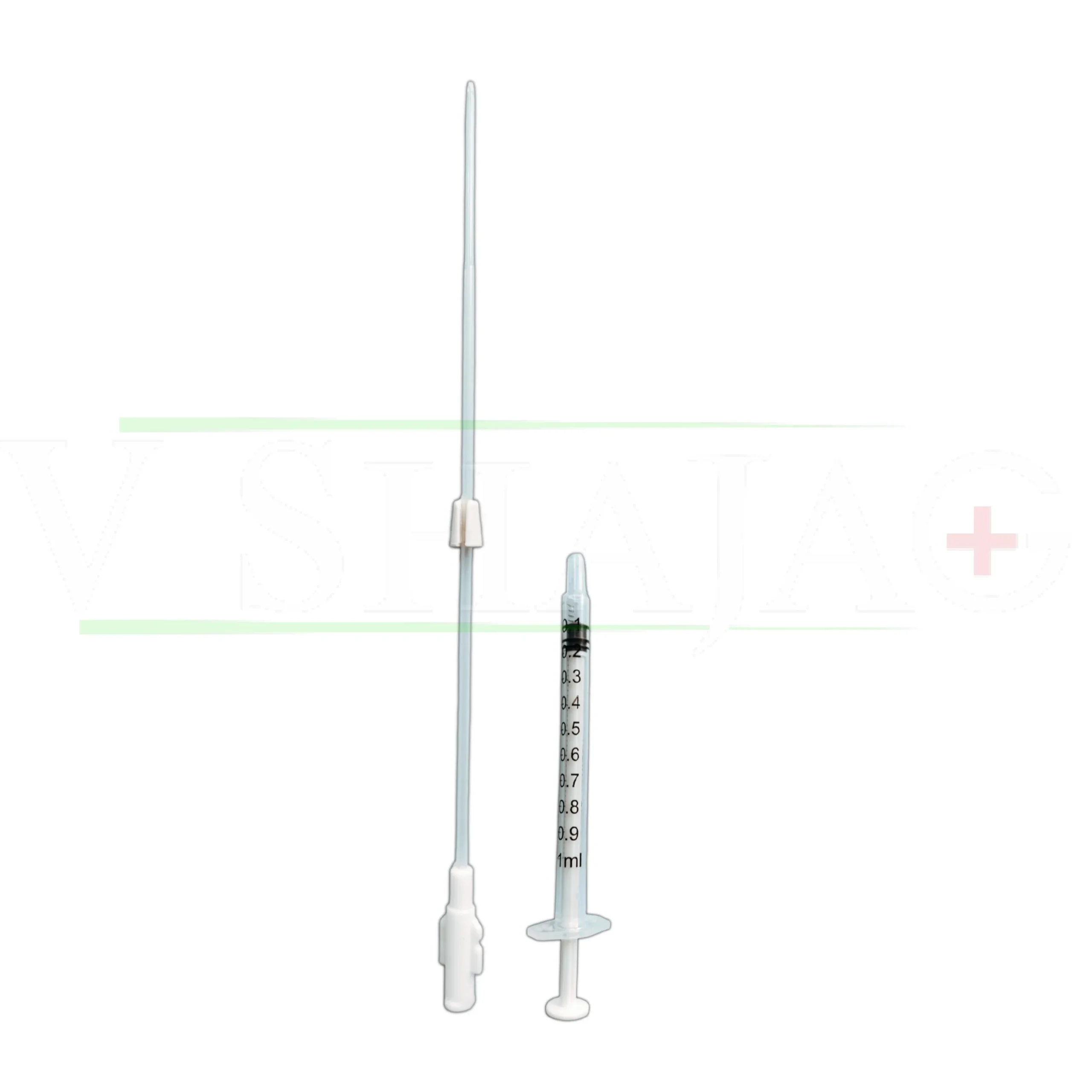 v shajag iui cannula with syringe