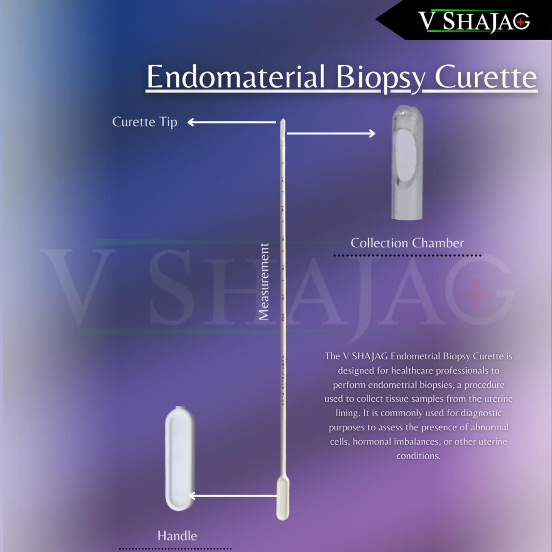 v shajag endometrial biopsy curette