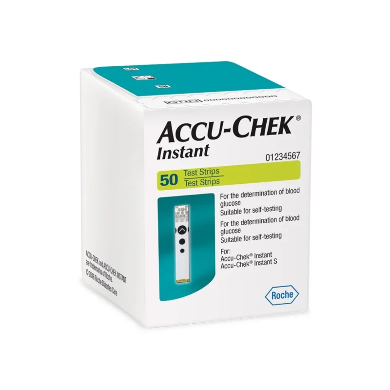 accuchek glucometer instant strips