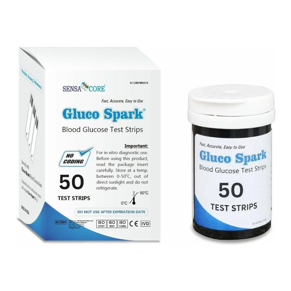 glucospark 50 glucometer strips