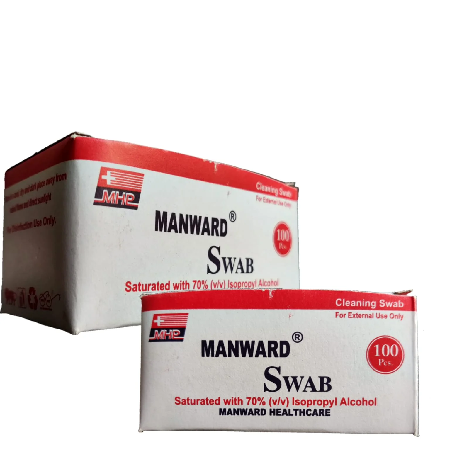 manward alcohol swab