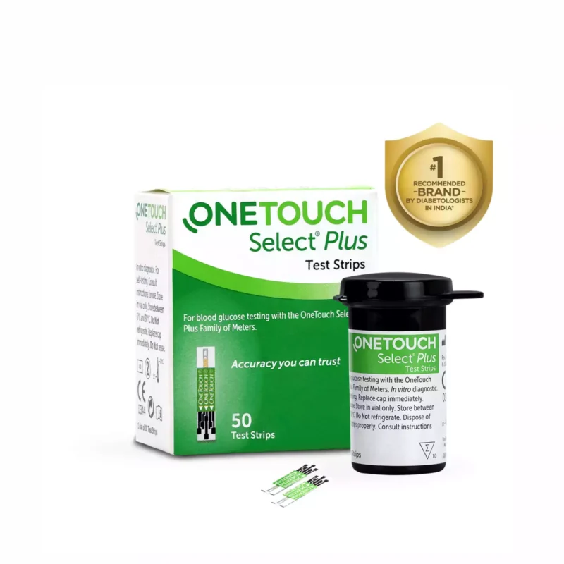 onetouch select plus 50 glucometer strips