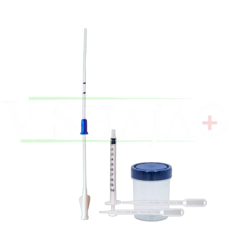 V SHAJAG IUI Cannula Kit (17cm) +Collection Container +2 Dropper -Fertility with Precision