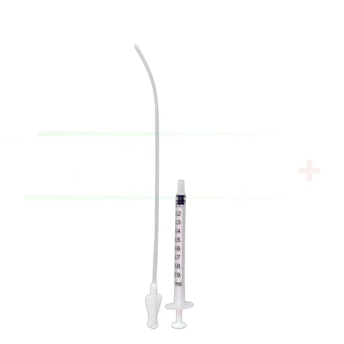 V SHAJAG Intra Uterine Insemination Device-Complete IUI Curved Cannula Kit (17cm)-Fertility with Precision