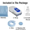Infi Air Bed for Bed Sores – Anti Bedsore Bubble Air Mattress for Patients | Anti-Decubitus Alpha Mattress with Pump | 1-Year Warranty