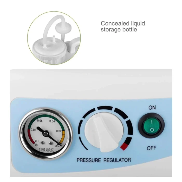 INFI Portable Phlegm Suction Machine – 1200ml Jar | Oil-Free Pump | For Home, Hospital & Clinic Use | 1-Year Warranty