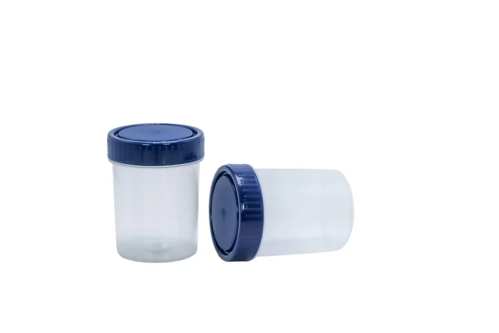 60 ml Graduated Collection Container with Blue Cap & Precision Cannula – Multi-Purpose Storage & Application Bottle