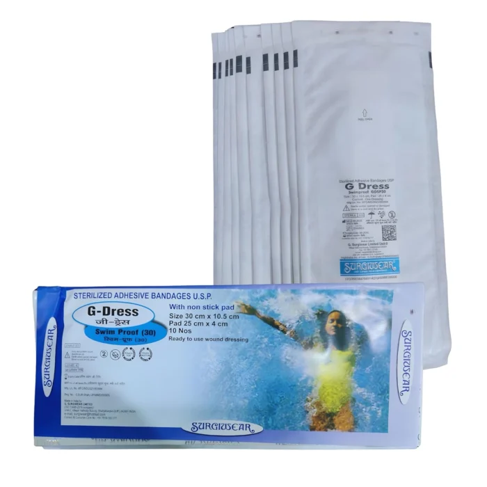 71Gz5-b6WL._SL1500_ G-Dress Sterilized Swim Proof Adhesive Film Dressing with Pad