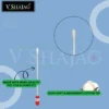 7-2.webp V Shajag Disposable Sterile Sample Collection Cotton Swab Stick, 6-Inch Medical Swab with Plastic Handle, E.O. Sterilized for Medical & Laboratory Use