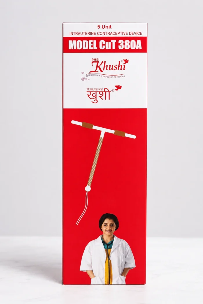 1.webp Khushi Intrauterine Device (IUD) CuT 380A ( Khushi IUD 380A ) | Copper T Intrauterine Contraceptive Device | Safe & Long-Lasting | 10 Years Protection
